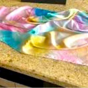 Marciano tie dye scarf